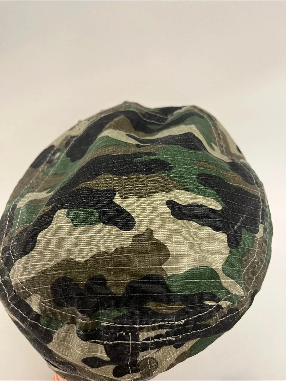 Source Unknown Green Camouflage Military Patch Cap